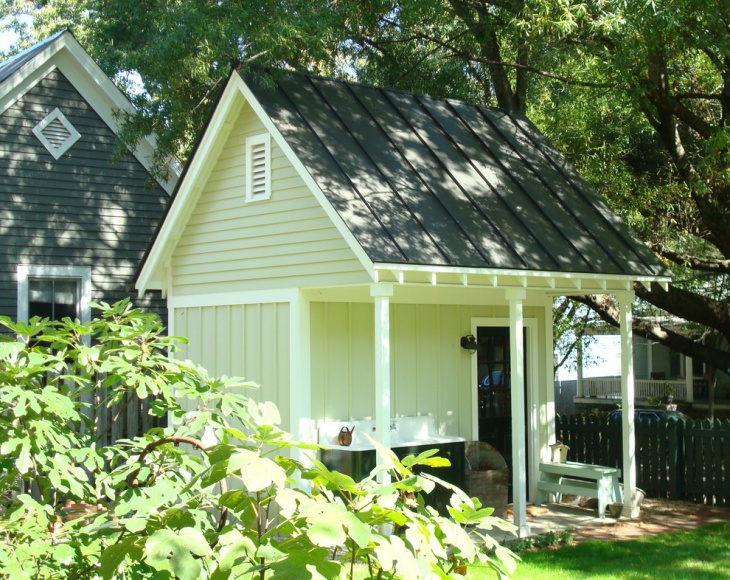 corner shed roof design