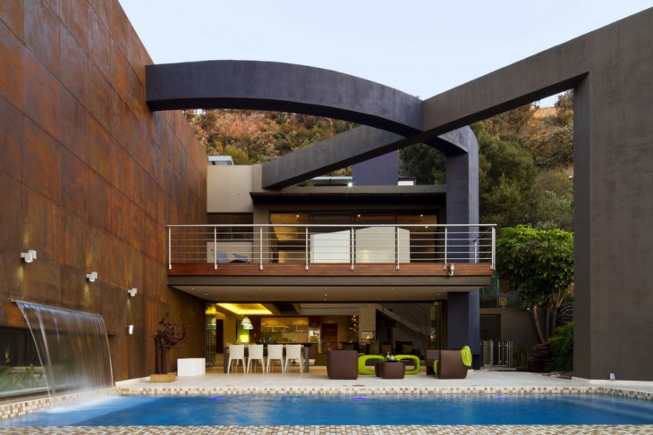 luxurious penthouse exterior design