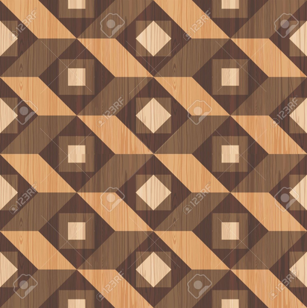 mosaic parquet seamless pattern