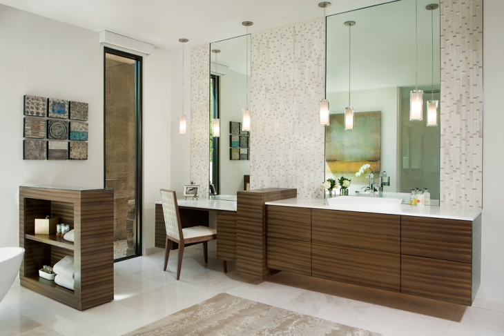 45 Vanity Designs Ideas Design, Bathroom Vanity With Makeup Table Lowe S