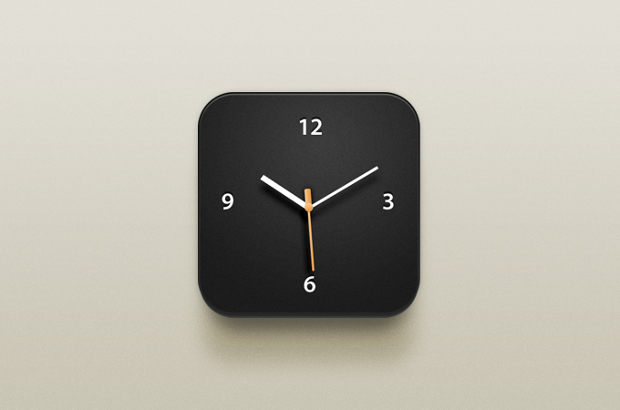 clock ios icon