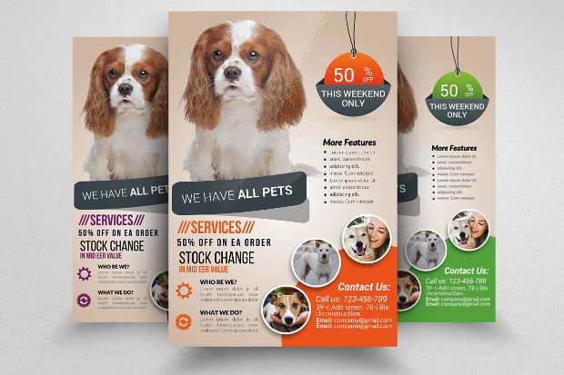 Pet Shop Business Flyer