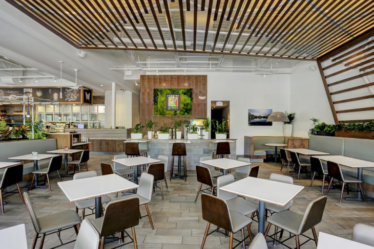 modern restaurant ceiling design
