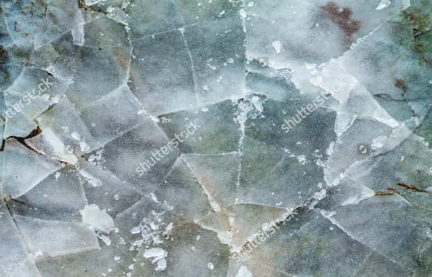 winter cracked ice texture