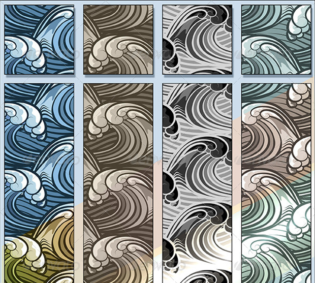 seamless wave pattern