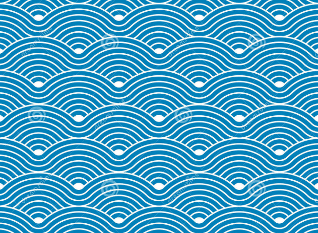curvy wave pattern design