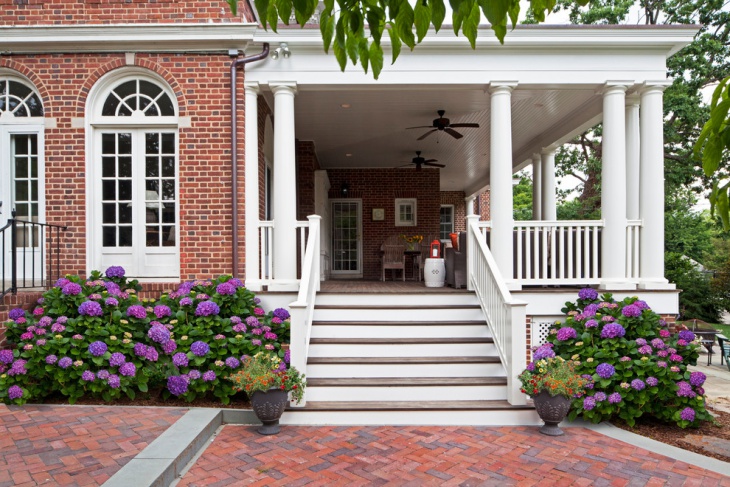 side entrance porch design