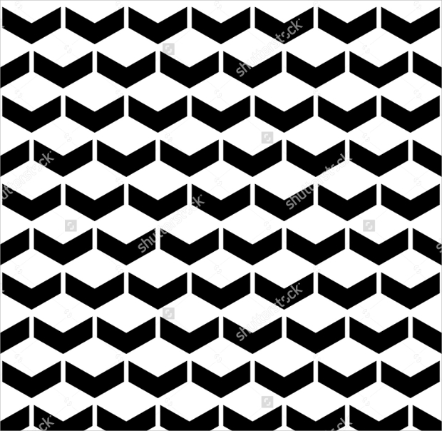 black and white chevron pattern