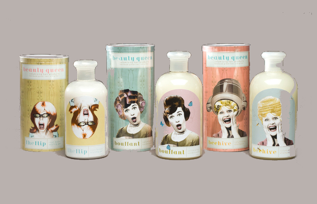 hair product packaging design