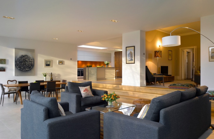 contemporary split level home design