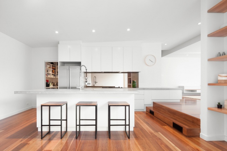 split level home kitchen design
