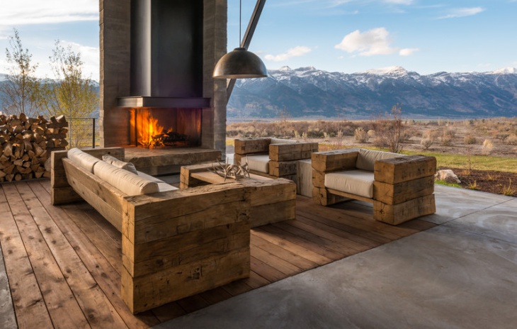 40 Patio Furniture Designs Ideas, Rustic Outdoor Patio Furniture