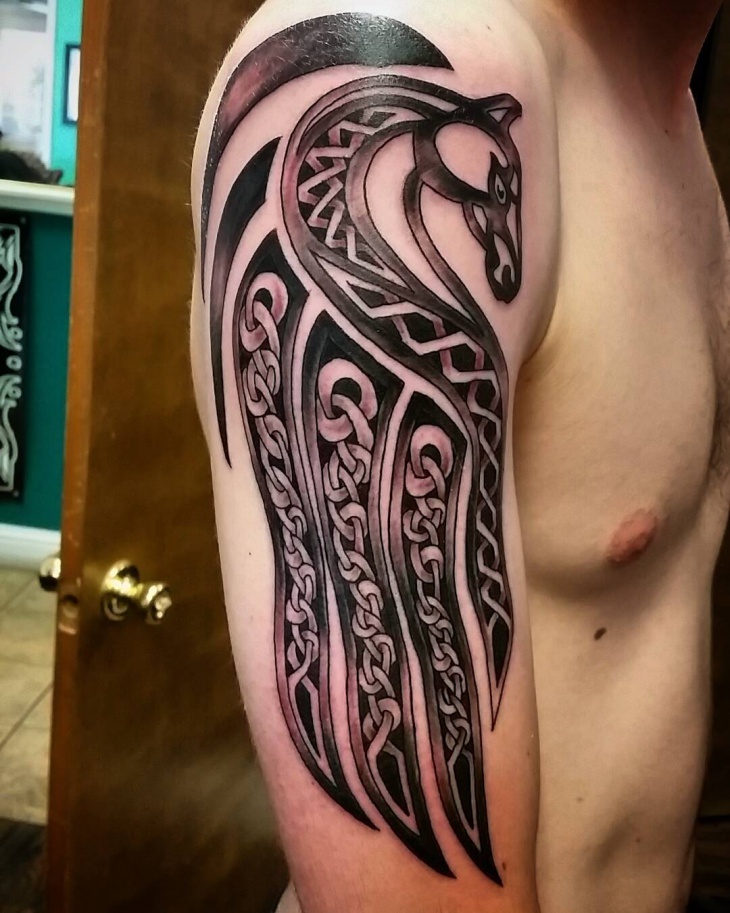 celtic knot sleeve tattoo