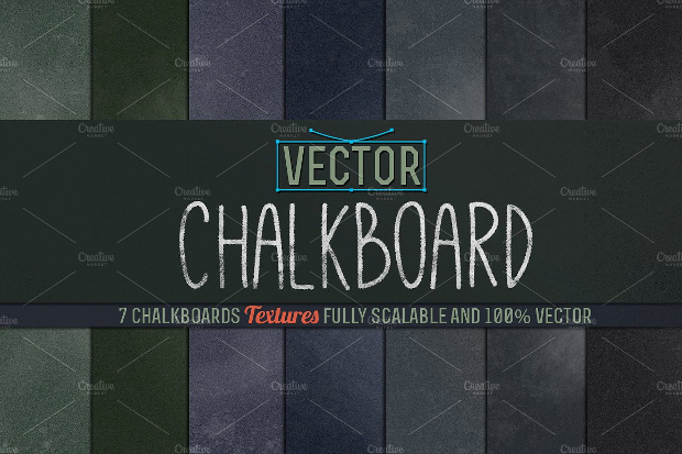 vector green chalkboard texture
