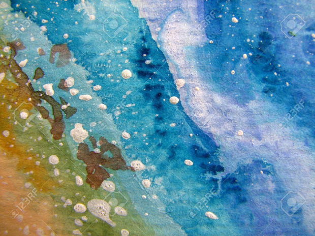 blue and sand watercolor texture