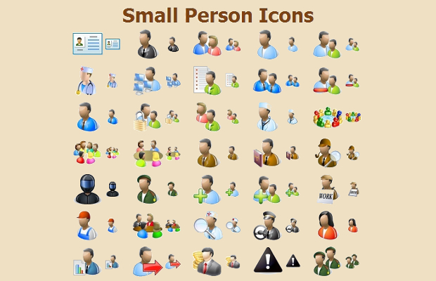 small person icons