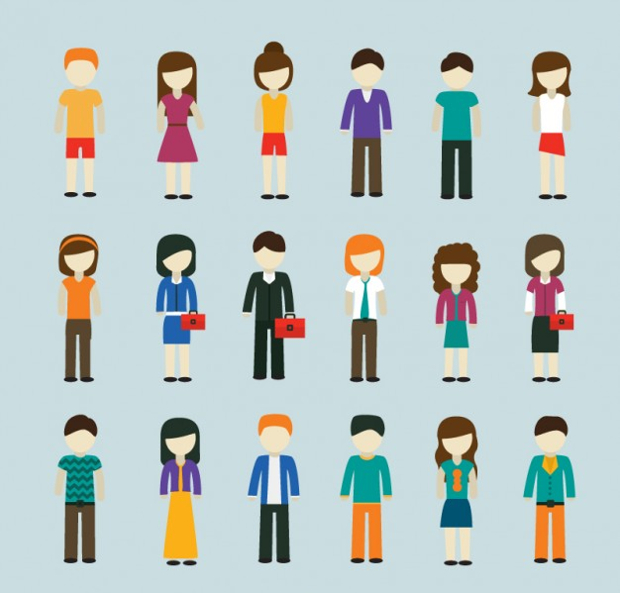 vector person icons
