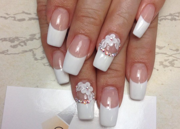 4. French Tip Gel Nail Design - wide 5