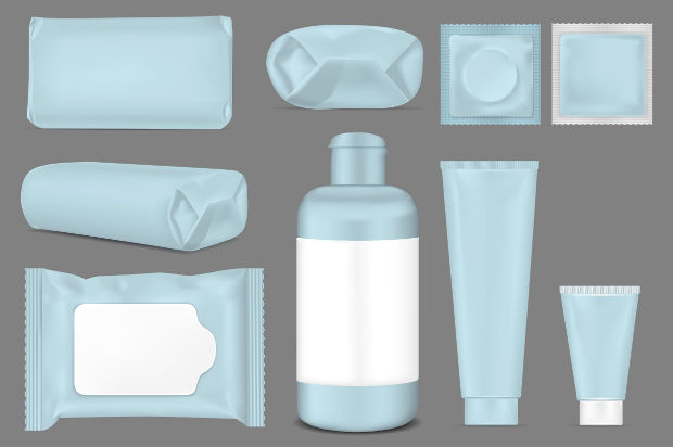 realistic cosmetic packaging