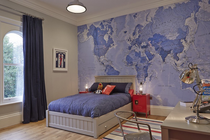 blue map wallpaper 