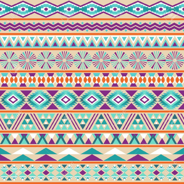 geometric tribal pattern