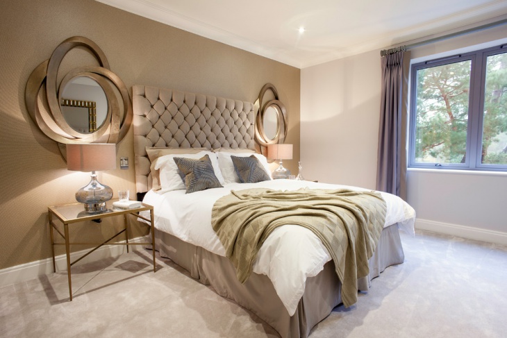 luxury mirrored bedroom furniture