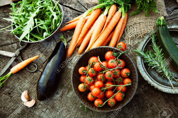 organic healthy food photography