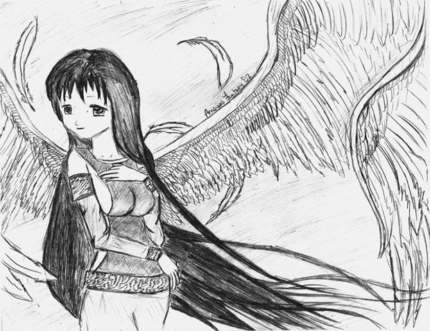 fantasy animae angel drawing