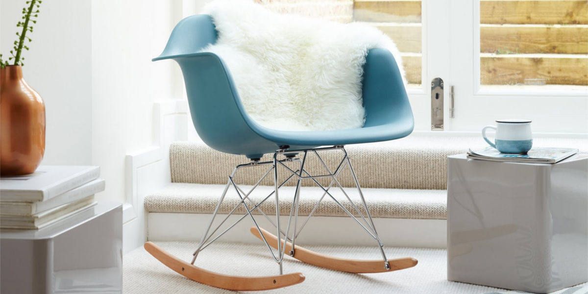 eames style rocking chair