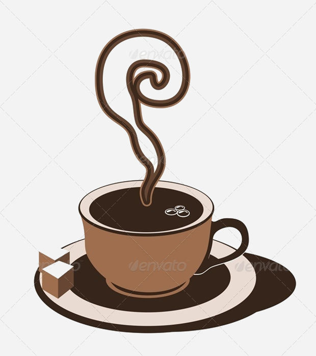 steam coffee cup icon