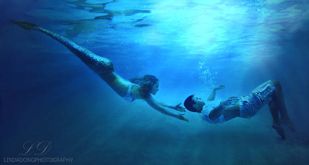 underwater girl mermaid photography