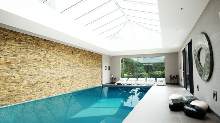 interior villa private swimming pool