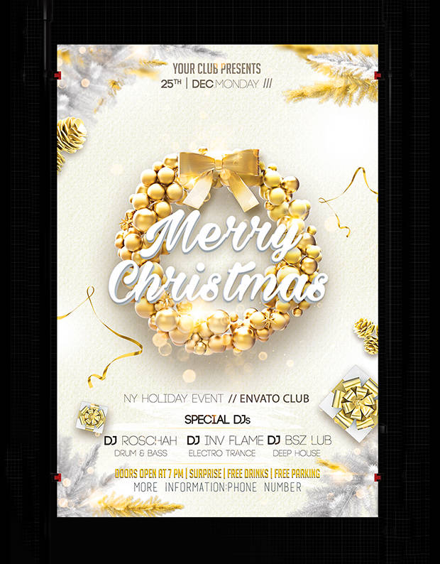 Christmas PSD Poster Design
