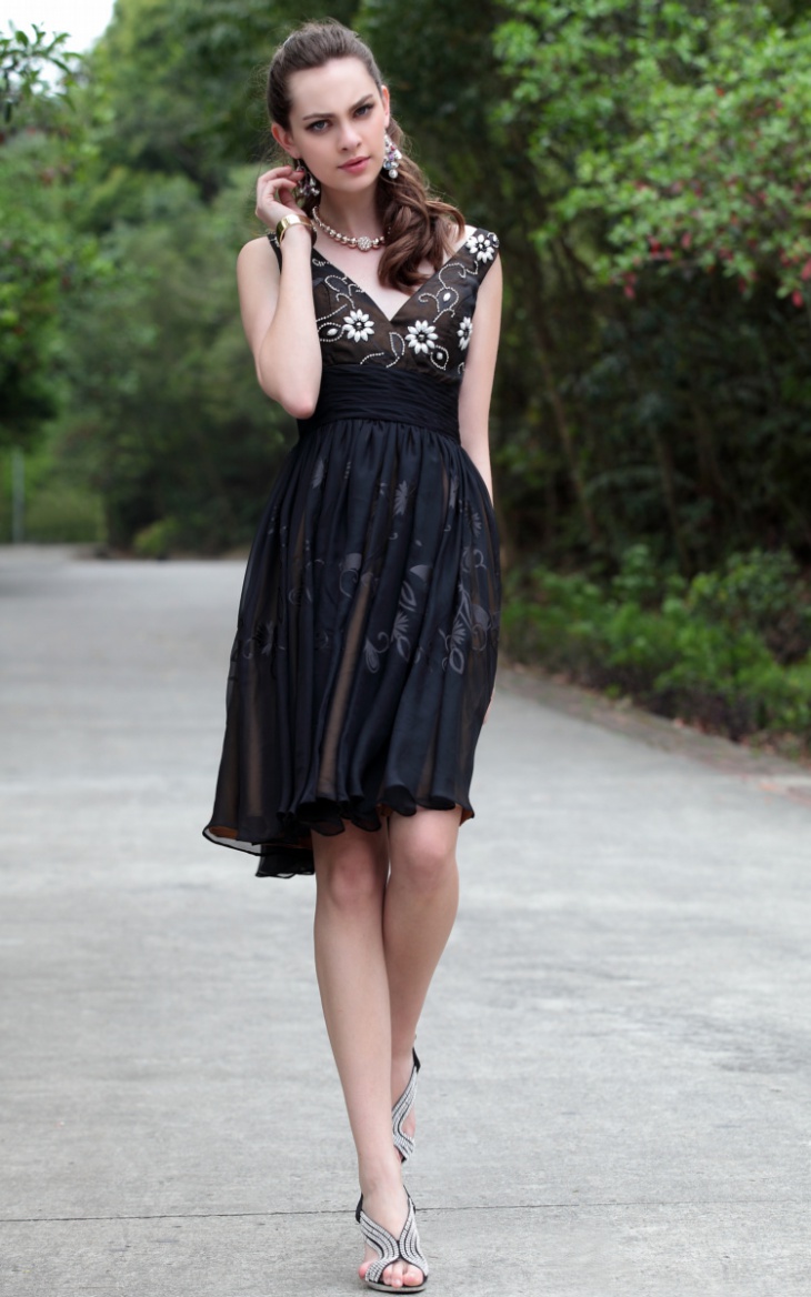 short black formal dress