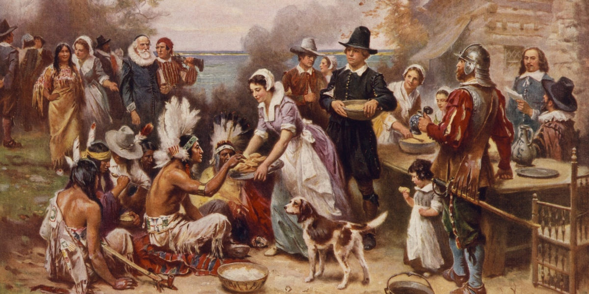 the first thanksgiving by wallpaperstock