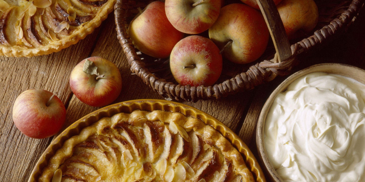 apple harvest pie by wallpaperstock