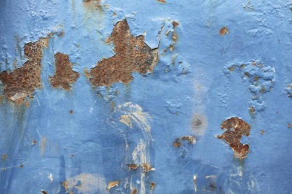 blue rust wall texture