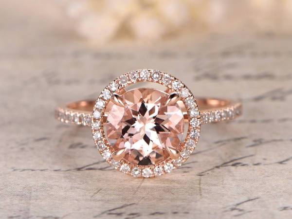 halo diamond engagement ring for women