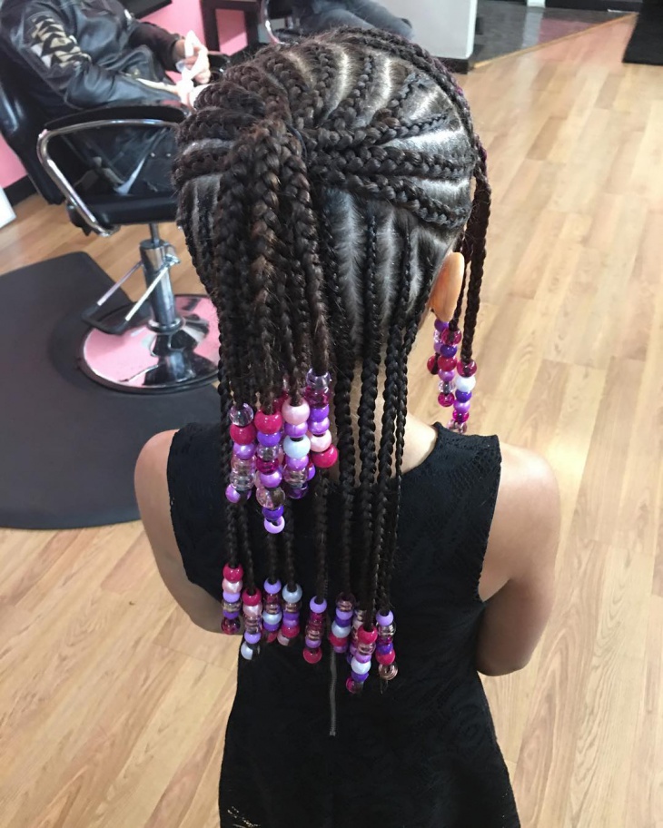 kids braided hairstyle with beads1