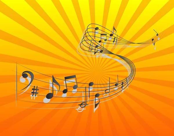 free music notes clipart