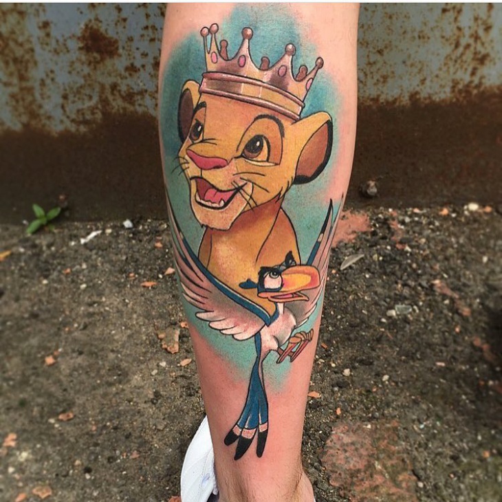 disney lion king tattoo design
