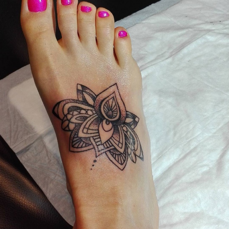 Girly Rose Foot Tattoo Tatto Pictures