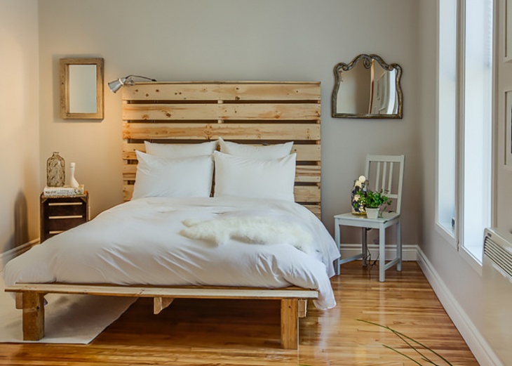 wooden pallet bed idea