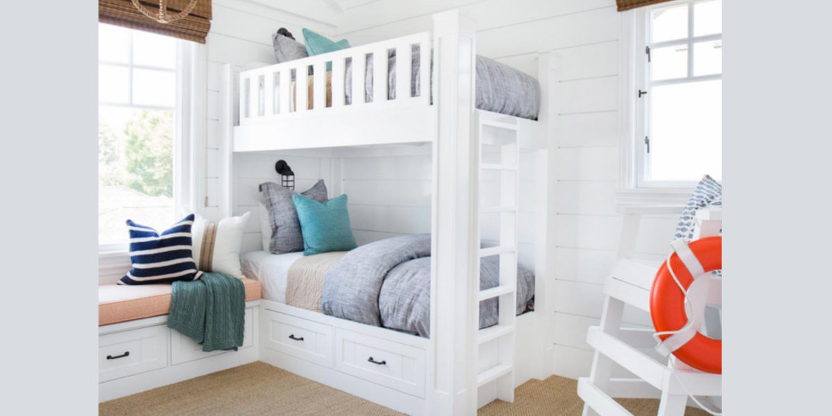 beach inspired bunk bed