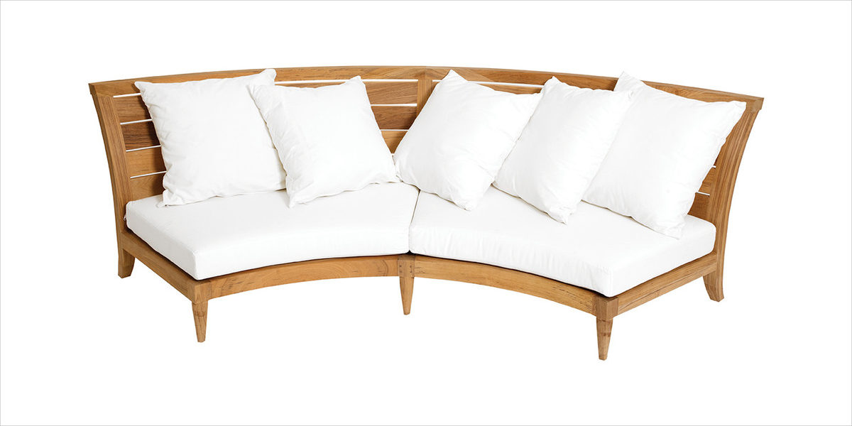 limited 200 sectional center with canvas natural cushions