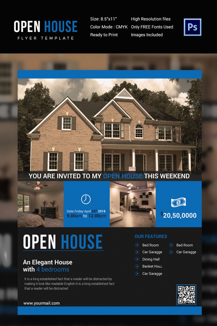 Open House Flyer Template