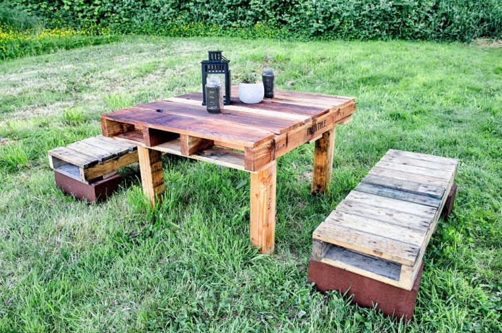 repurposed vintage table