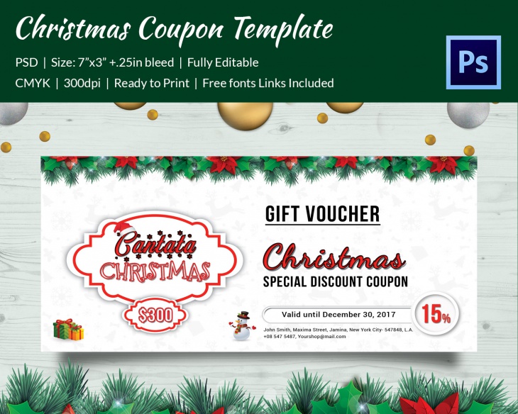 premium christmas cantata coupons