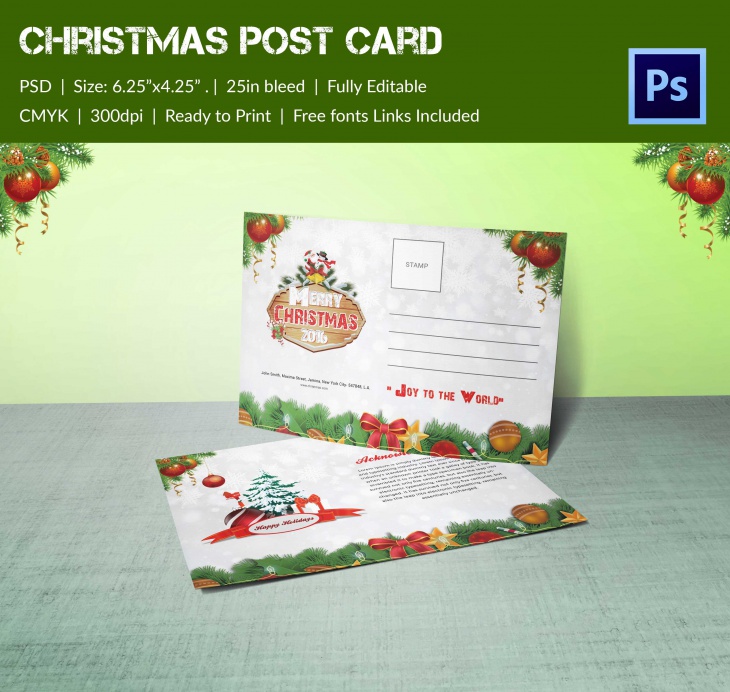 christmas broucher 2016 post card