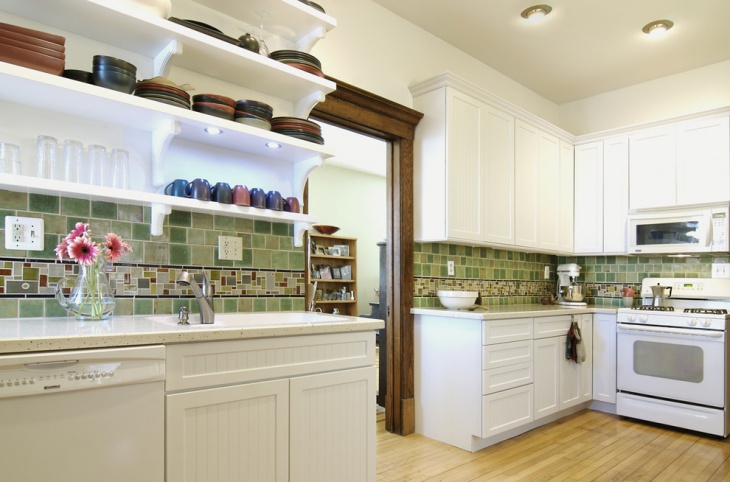 vintage kitchen tile backsplash